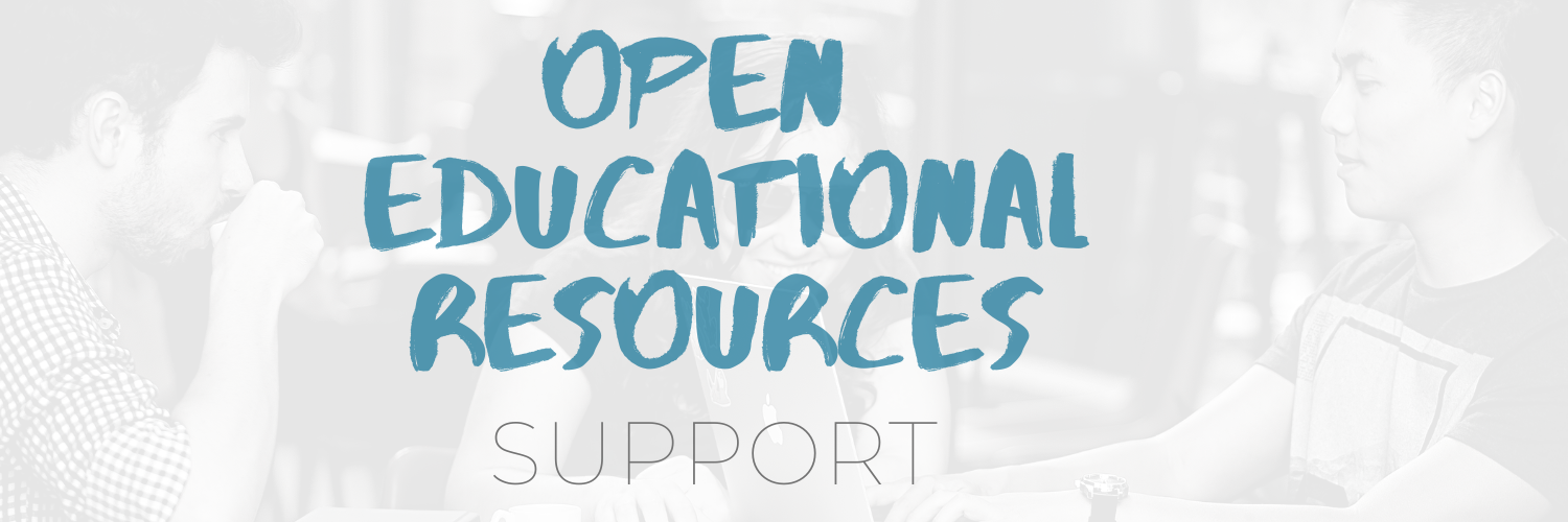 Open Education Resources Support header image