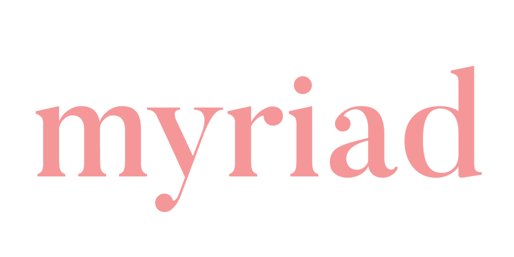 Myriad logo linking to their website.