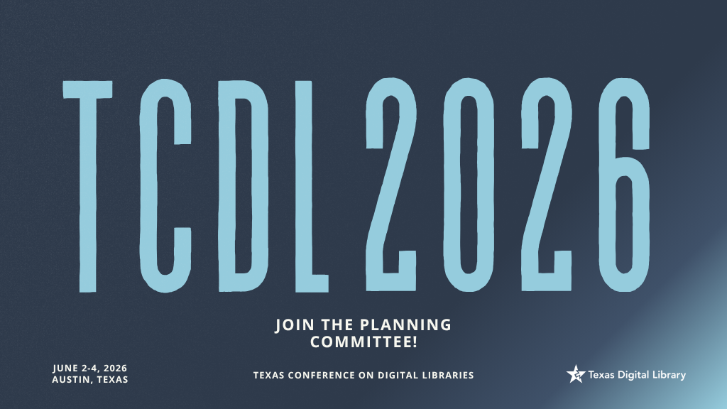 TCDL 2026 logo linking to the Call for Committee Members blog.