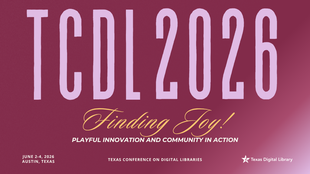 TCDL 2026 Finding Joy: Playful Innovation and Community in Action theme logo